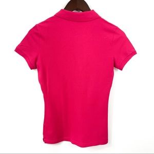 Lacoste Pink Cotton Polo Shirt